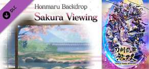 Touken Ranbu Warriors - Honmaru Backdrop "Sakura Viewing"