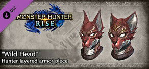 Monster Hunter Rise - Peça de layered armor "Wild Head" para o Hunter