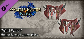 Monster Hunter Rise - Peça de layered armor "Wild Waist" para o Hunter