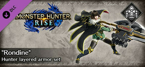 Monster Hunter Rise - Conjunto de layered armor "Rondine" para o Hunter