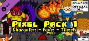 RPG Maker MV - Pixel Pack 1 Characters - Faces - Tilesets