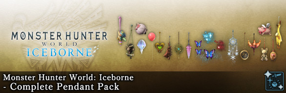 MHW:I - Pack completo de colgantes