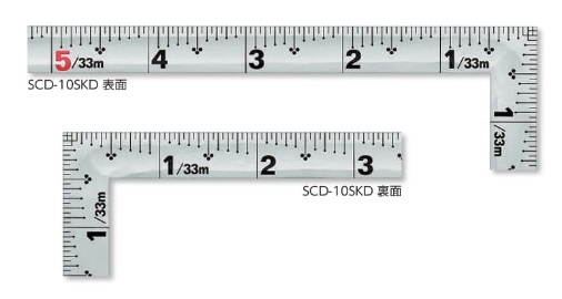 新潟精機 シルバー曲尺 紫龍 快段 SCD-10SKD (507128) | 