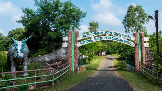 Entrance to the Ghughwa National Fossil Park