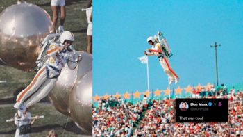 Elon Musk Reacts To Stunning Jet Pack Stunt From 1984 Los Angeles Olympics Opening Ceremony Video: Watch