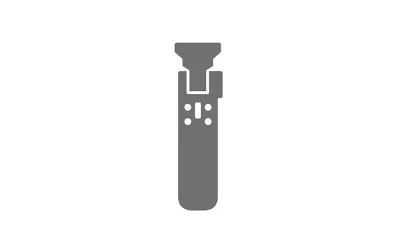 Grey shooting grip icon