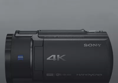  Side view of Sony 4K Handycam camcorder