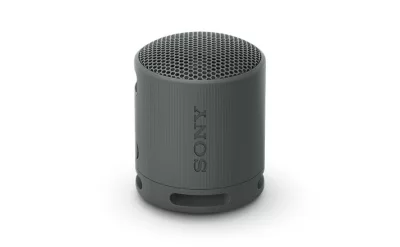 Image of the black Sony SRS-XB100 Portable Wireless Speaker on a white background