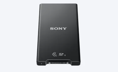 Black Sony MRW-G2 card reader