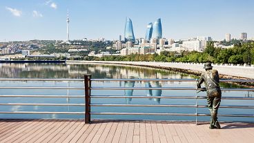 Boulevard am Meer, Baku, Aserbaidschan