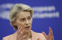 Ursula von der Leyen az EP-ben szeptember 17-én