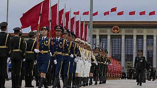 Les célébrations ont commencé sur la place Tian'anmen