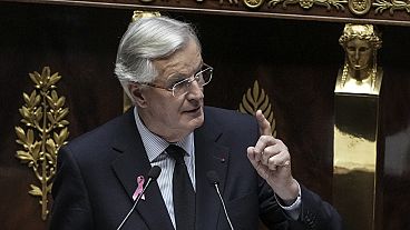 MIchel Barnier à l'Assemblée nationale le 1er octobre 2024