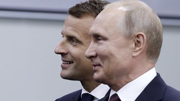 Macron y Putin, en una foto de archivo.