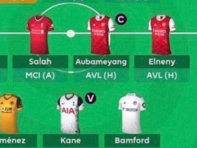 Fabregas has shared his fantasy team on Instagram