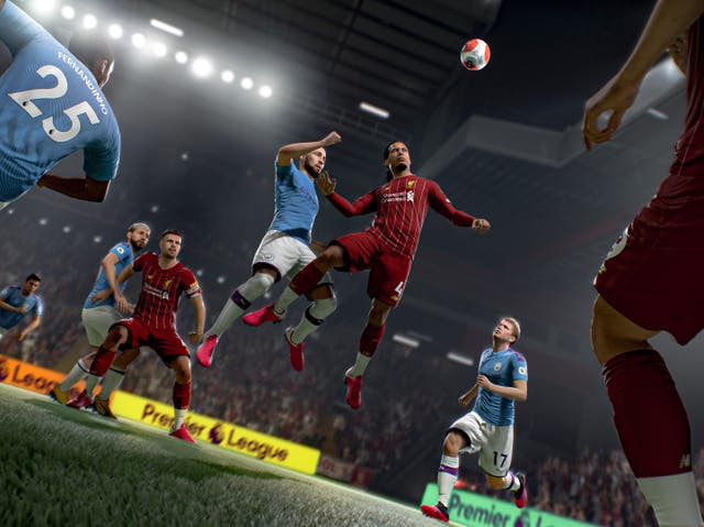 A still from Fifa 21