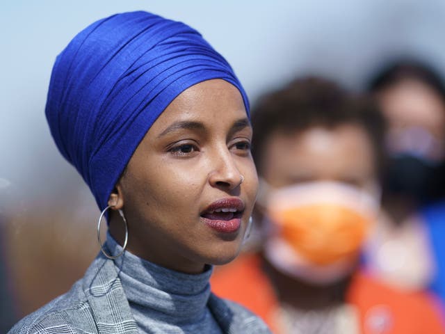 <p>US Congresswoman Ilhan Omar of Minnesota. </p>