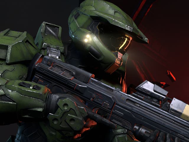 <p>Master Chief in ‘Halo Infinite'</p>