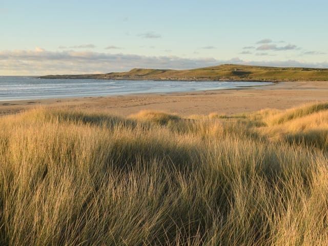 <p>An Islay beach just before sunset</p>