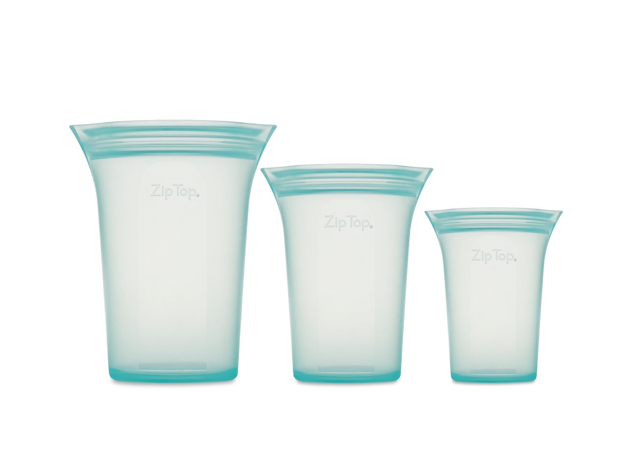 Zip Top reusable silicone cup set  indybest