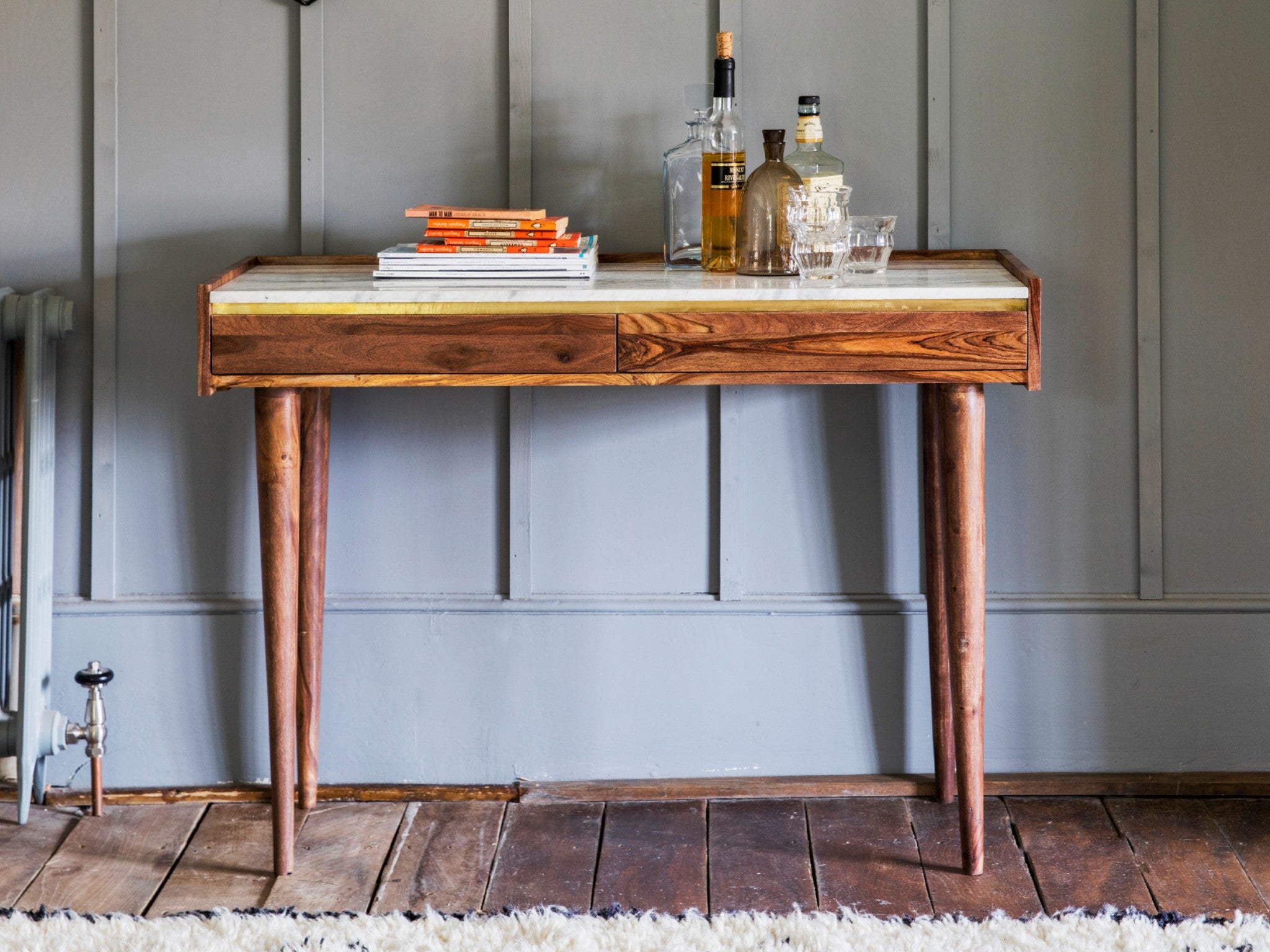 Atkin and Thyme deco marble console desk indybest