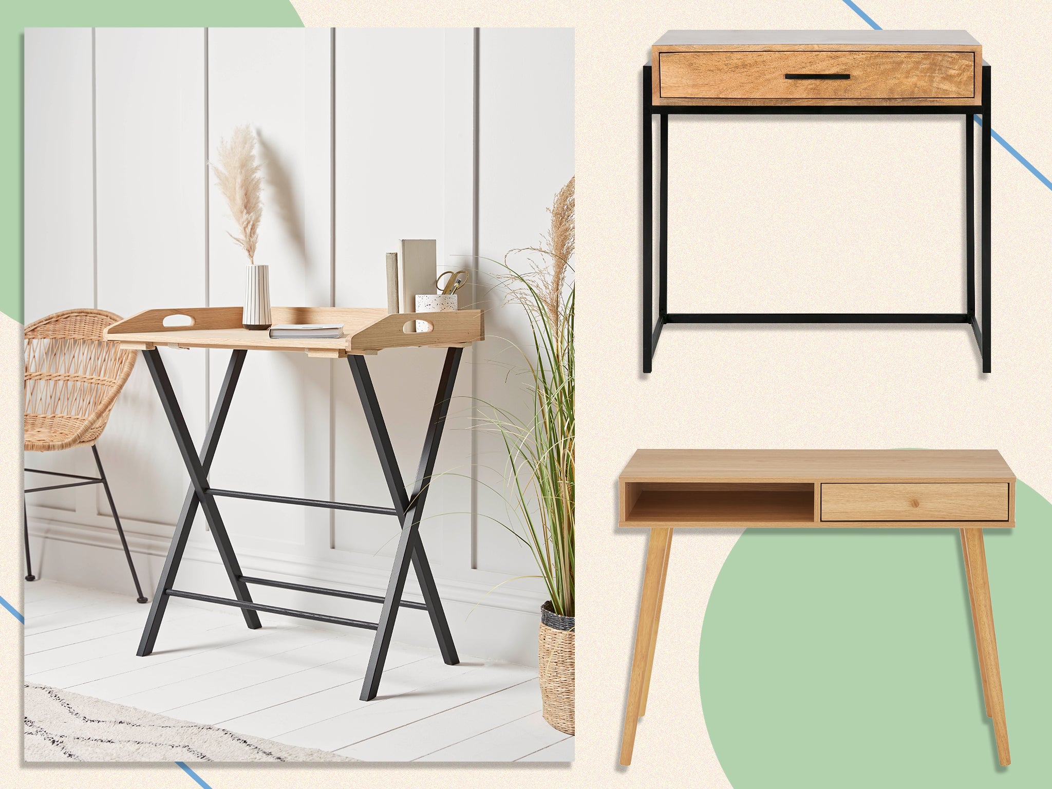 The widest desk on our shortlist measures 110cm, and our smallest comes in at just 60cm wide