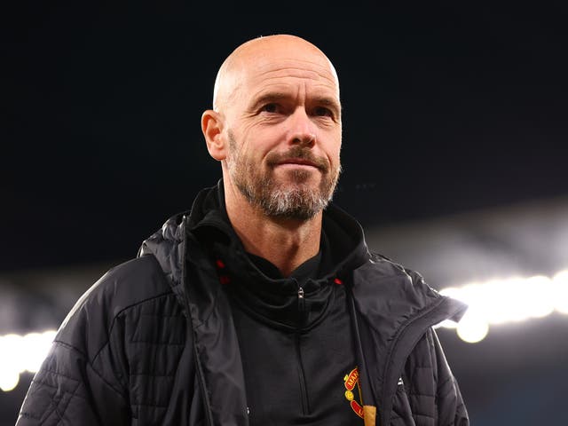 <p>Manchester United manager Erik ten Hag</p>