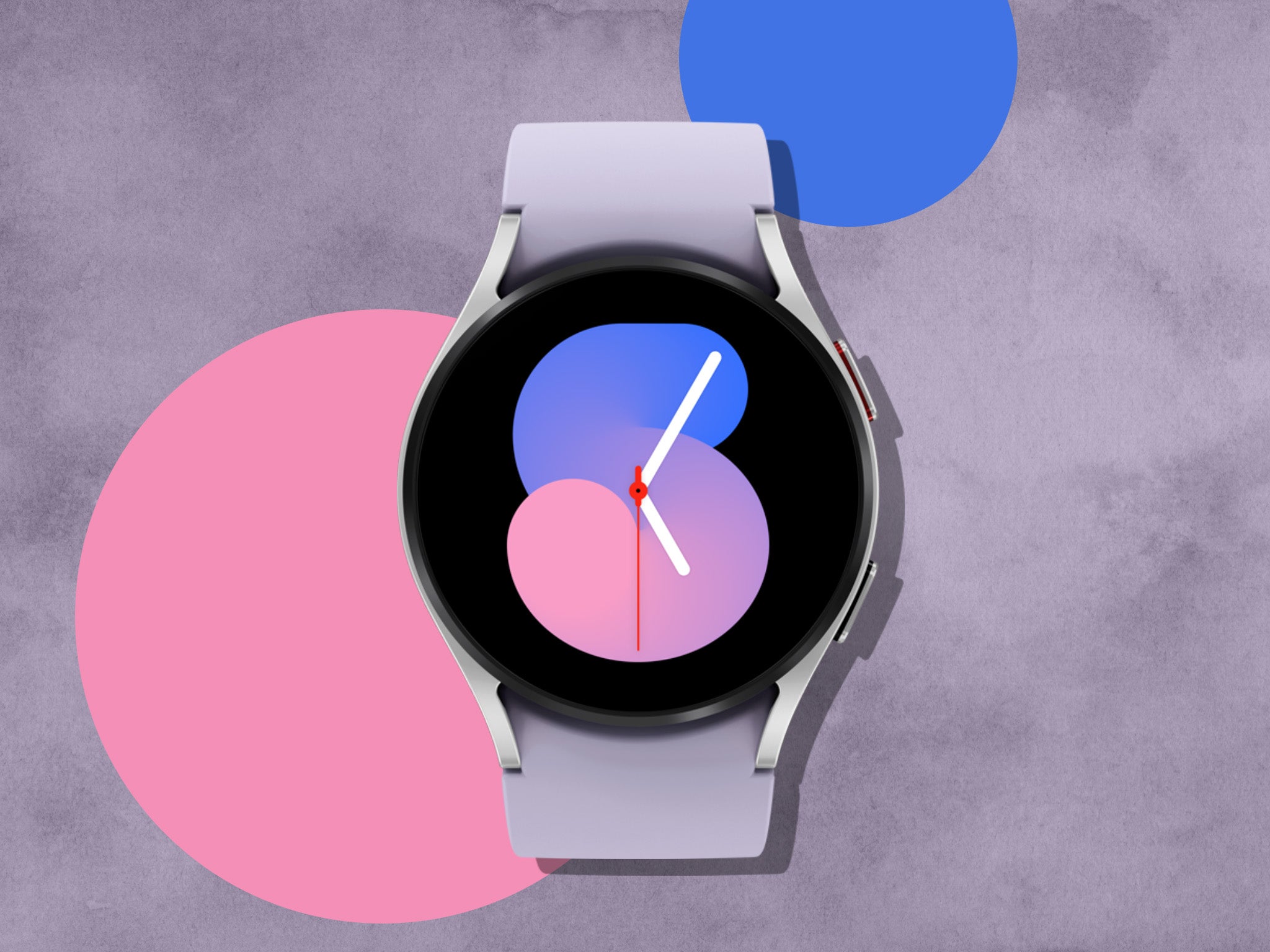 The Galaxy watch 5 comes in graphite, silver, pink gold, purple and sapphire