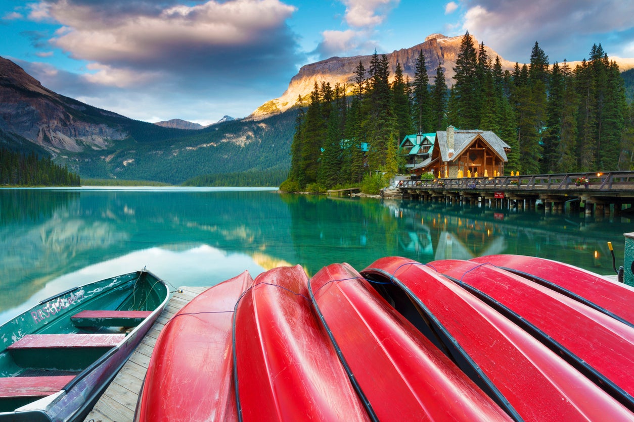 Emerald Lake in Yoho National Park, British Columbia, Canada