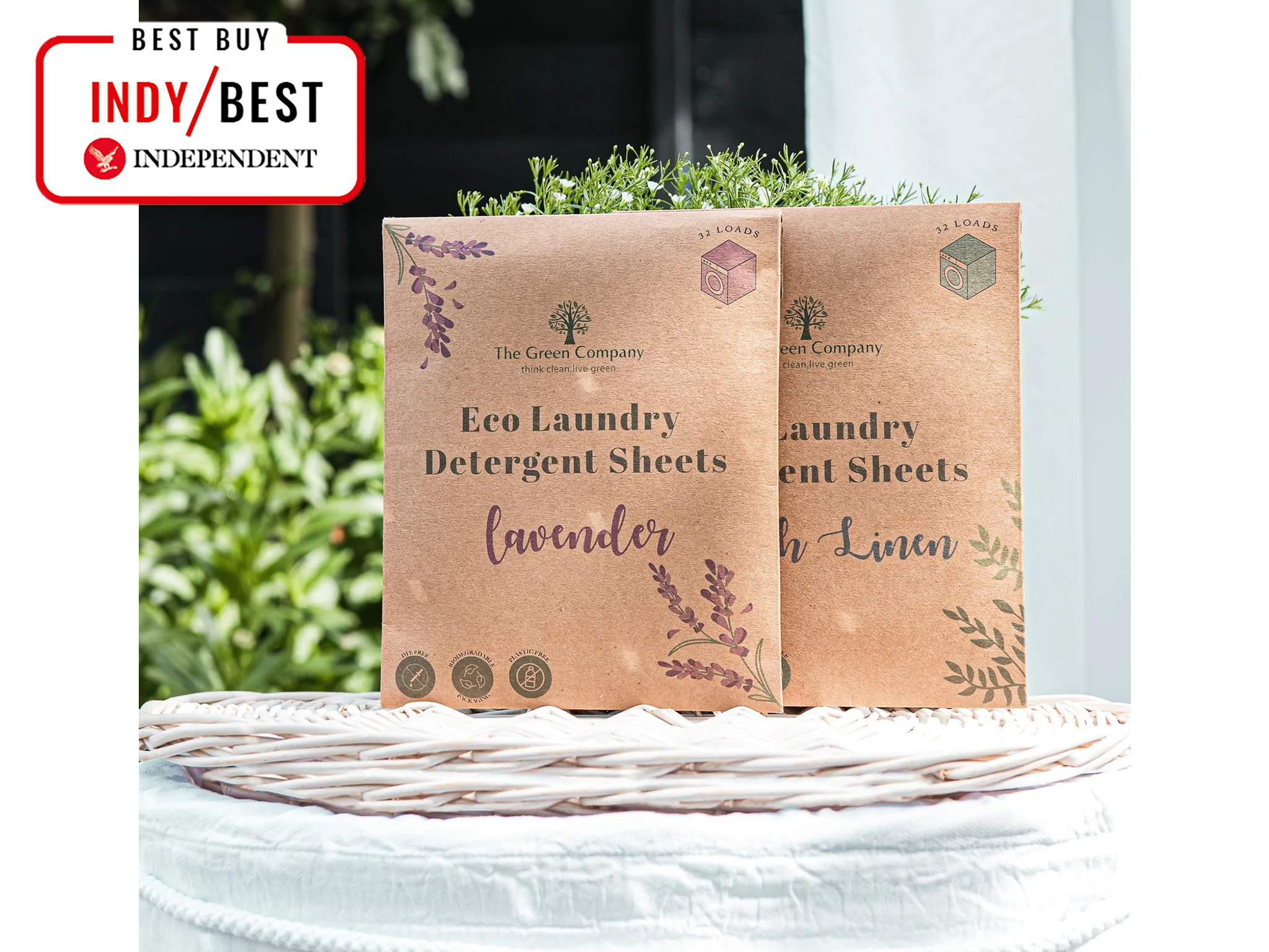 The Green Company laundry detergent sheets