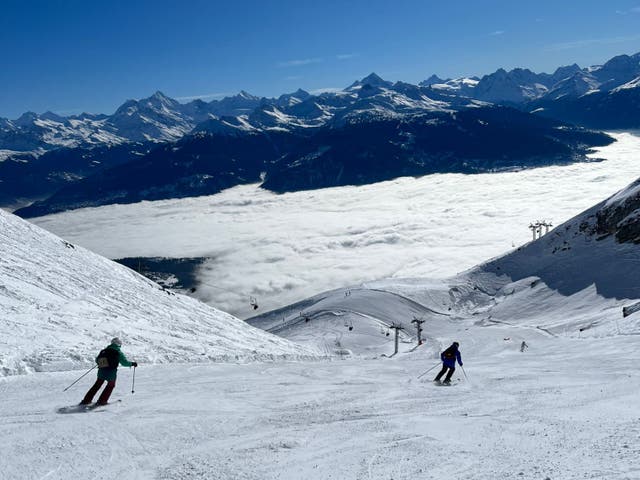 <p>Anzere in the Swiss Alps can be reached by rail</p>