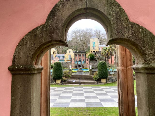 <p>Portmeirion was inspired by architecture found in the Mediterranean</p>