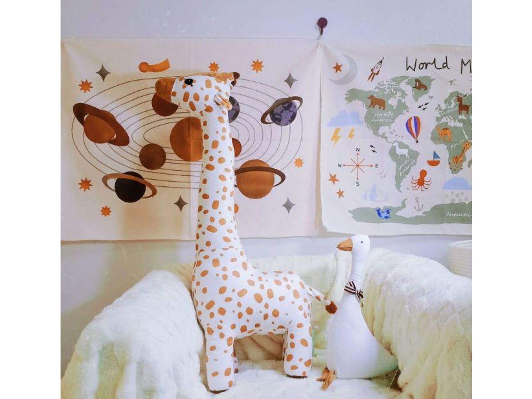 Soft giraffe toy