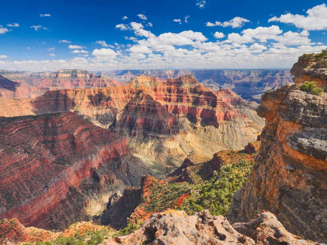 The spectacular landscapes of the Grand Canyon