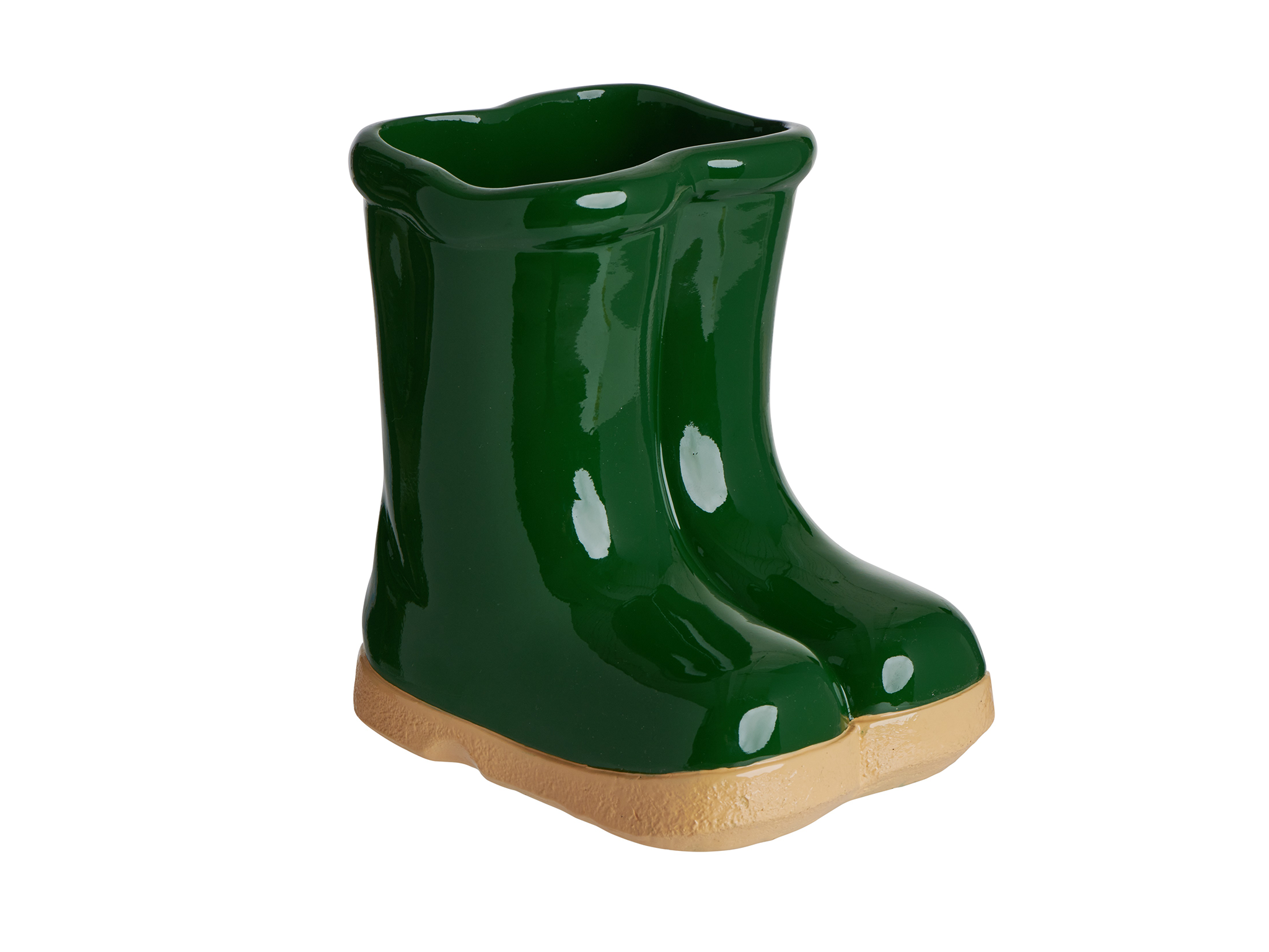 Wilko green welly planter