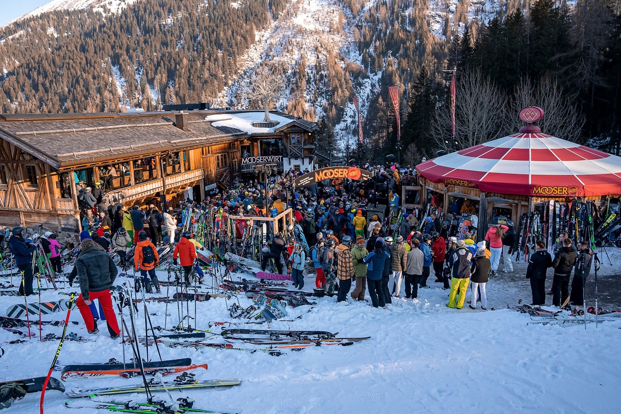 St Anton is particularly known for its post-ski party atmosphere