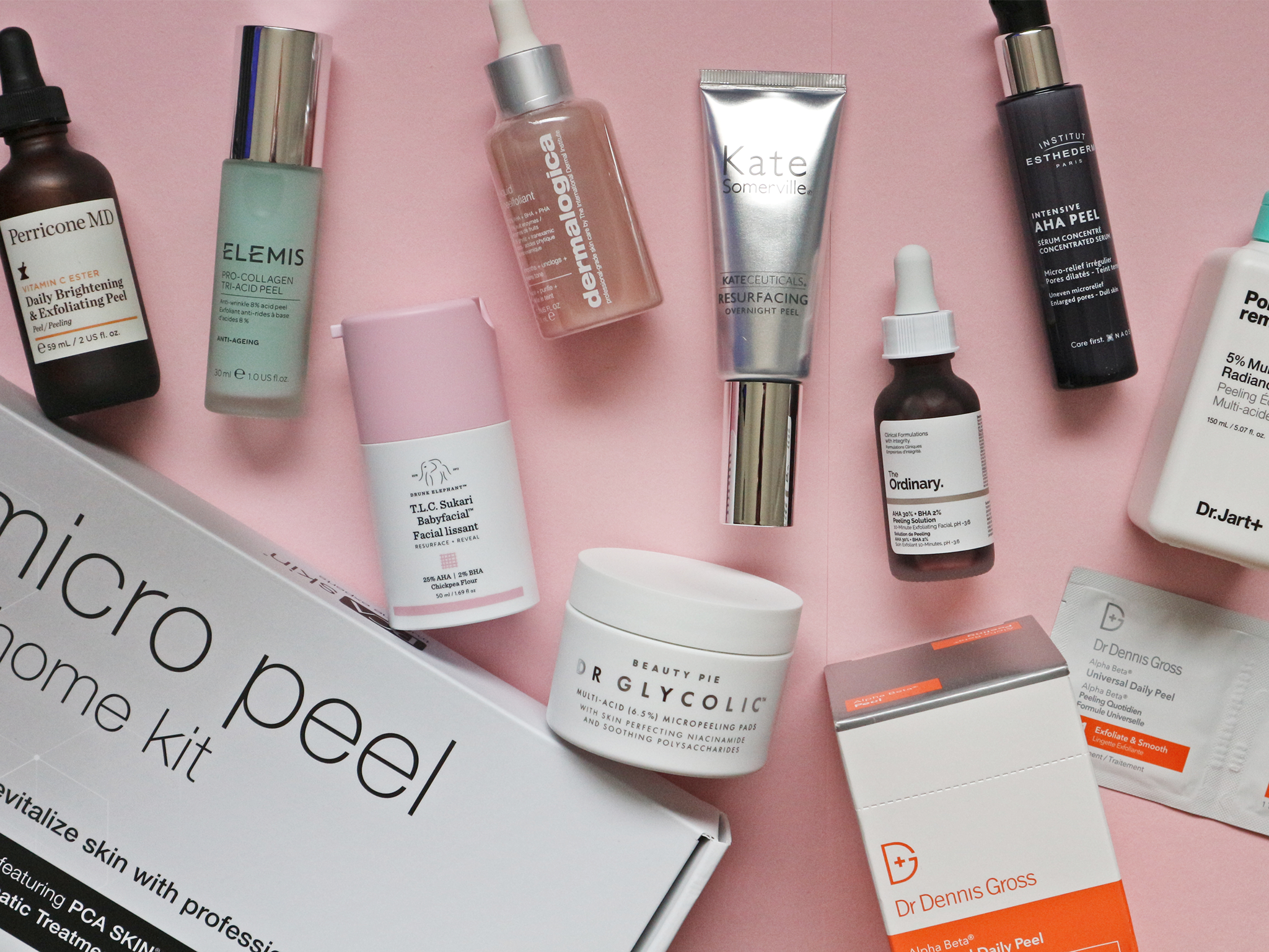 A selection of the best at-home chemical peels that were reviewed