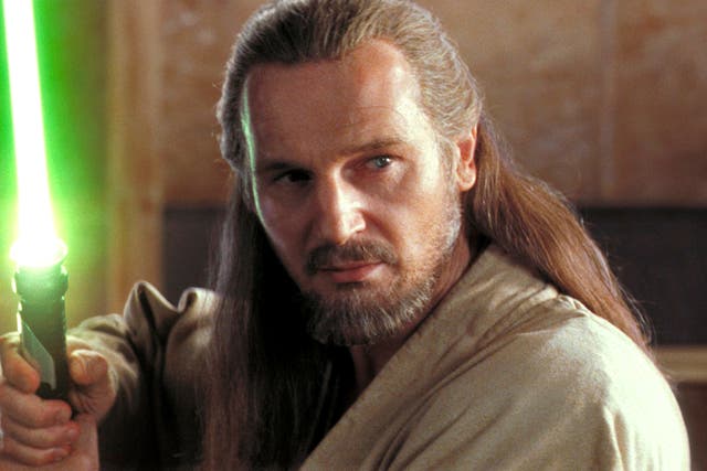 <p>Liam Neeson as Qui-Gon Jinn in ‘The Phantom Menace’</p>