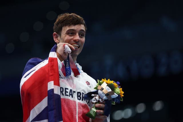 <p>Tom Daley won bronze in the men’s 10m platform at Tokyo 2020</p>