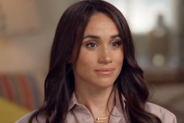 <p>Duchess of Sussex, Meghan Markle, appeared on ‘CBS Sunday Morning’ with Prince Harry on August 4. During the interview, she said she ‘would never want someone not be believed’ as she addresses suicidal thoughts while in royal family</p>