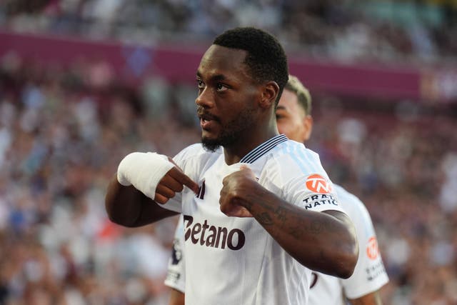 Jhon Duran scored the winner at West Ham (John Walton/PA)