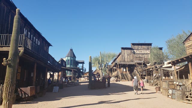 <p>Goldfield Ghost Town is home to a number of shops and historic buildings </p>