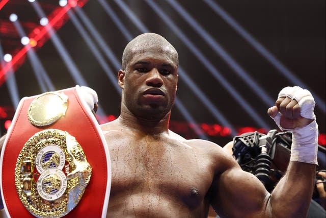 <p>Daniel Dubois won the interim IBF title then was upgraded to regular champion</p>