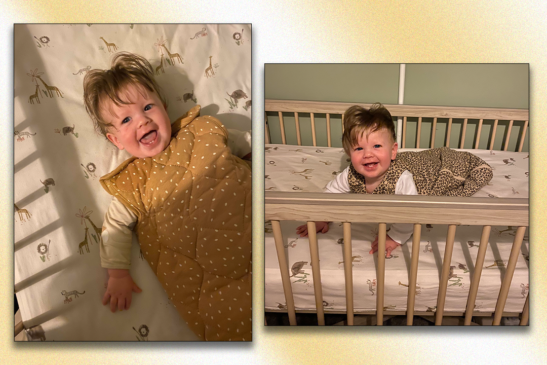 We kept a close eye on how well our baby slept in each sleeping bag tested