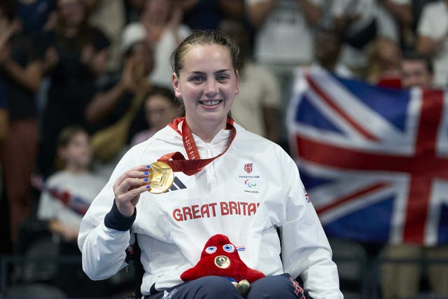 Swimmer Tully Kearney has made a golden start to the Paris Paralympics (Handout/PA)