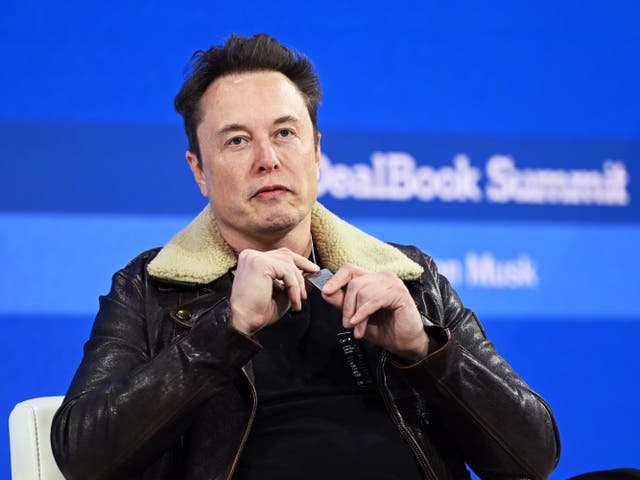 <p>Elon Musk has reportedly given over $60m to conservative political causes in recent years. Elon Musk is pictured at The New York Times Dealbook Summit 2023</p>