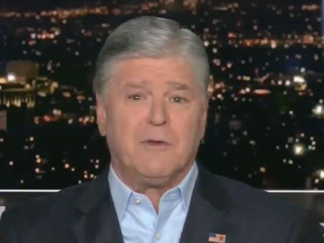 <p>Fox News host Sean Hannity incorrectly claims that FEMA is running out of money and is diverting funds meant for disaster relief to fund migrant shelters</p>