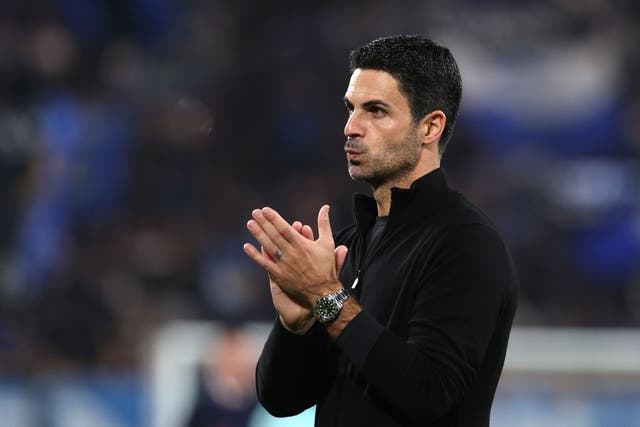 Mikel Arteta will make plenty of changes again for his side’s Carabao Cup tie (Fabrizio Carabelli/PA)