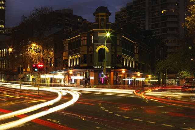 Hotel Harry is housed in a 1920s building