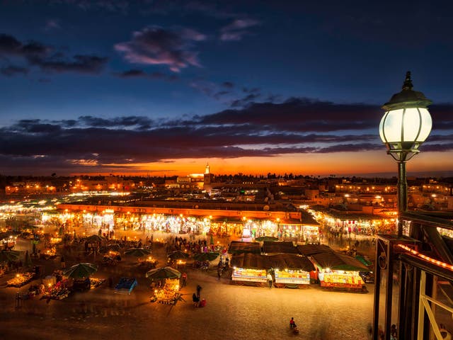 Experience the theatre of Jemaa el-Fnaa